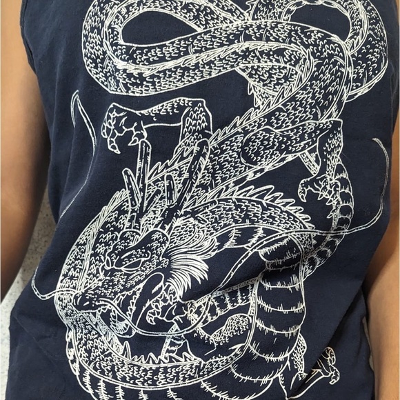 Blue Dragon Ball Z Muscle Shirt - Picture 3 of 4